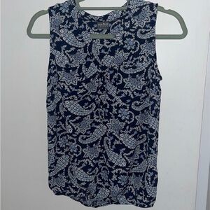 New York & Co blue blouse